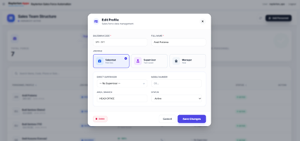 Sales Team Management