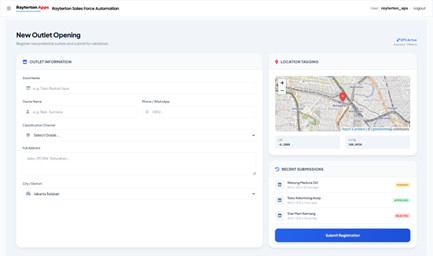 Customer Outlet Onboarding