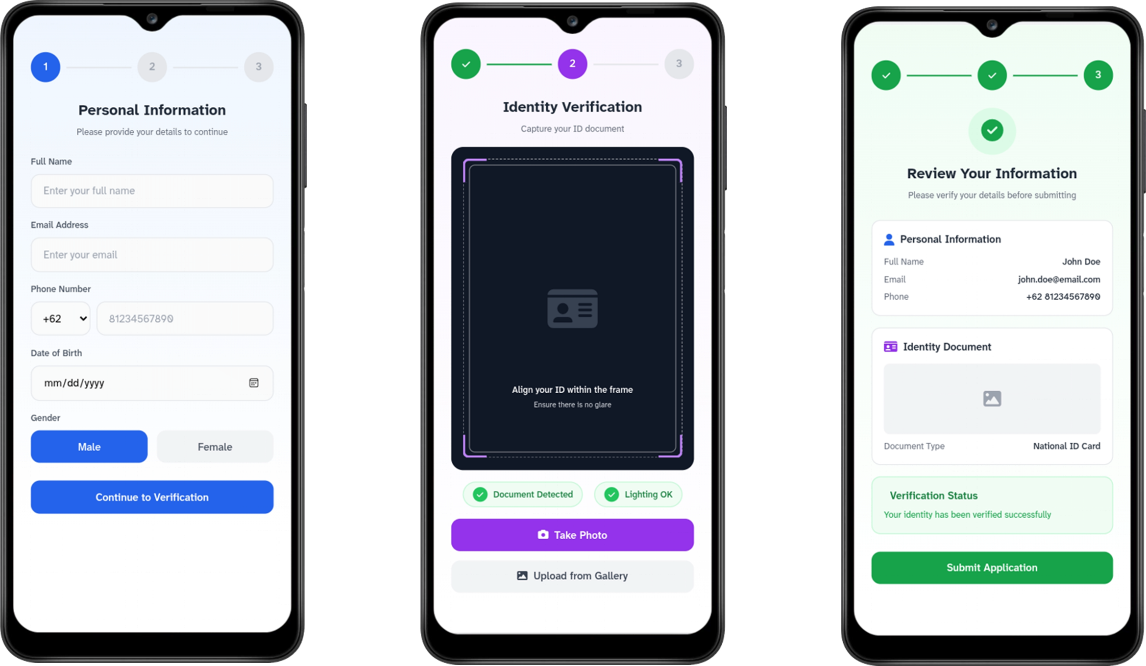 Web Portal Login Screen